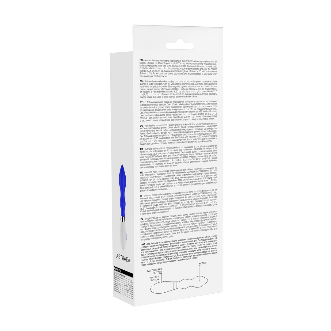 Astraea - Vibrator and Clitoris Stimulator - Royal Blue - Image 3