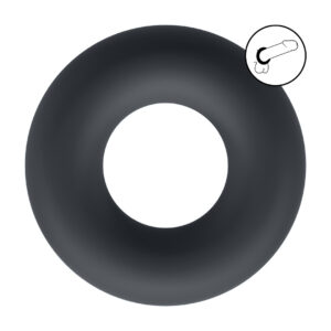 Liquid Silicone Cockring - S - Black