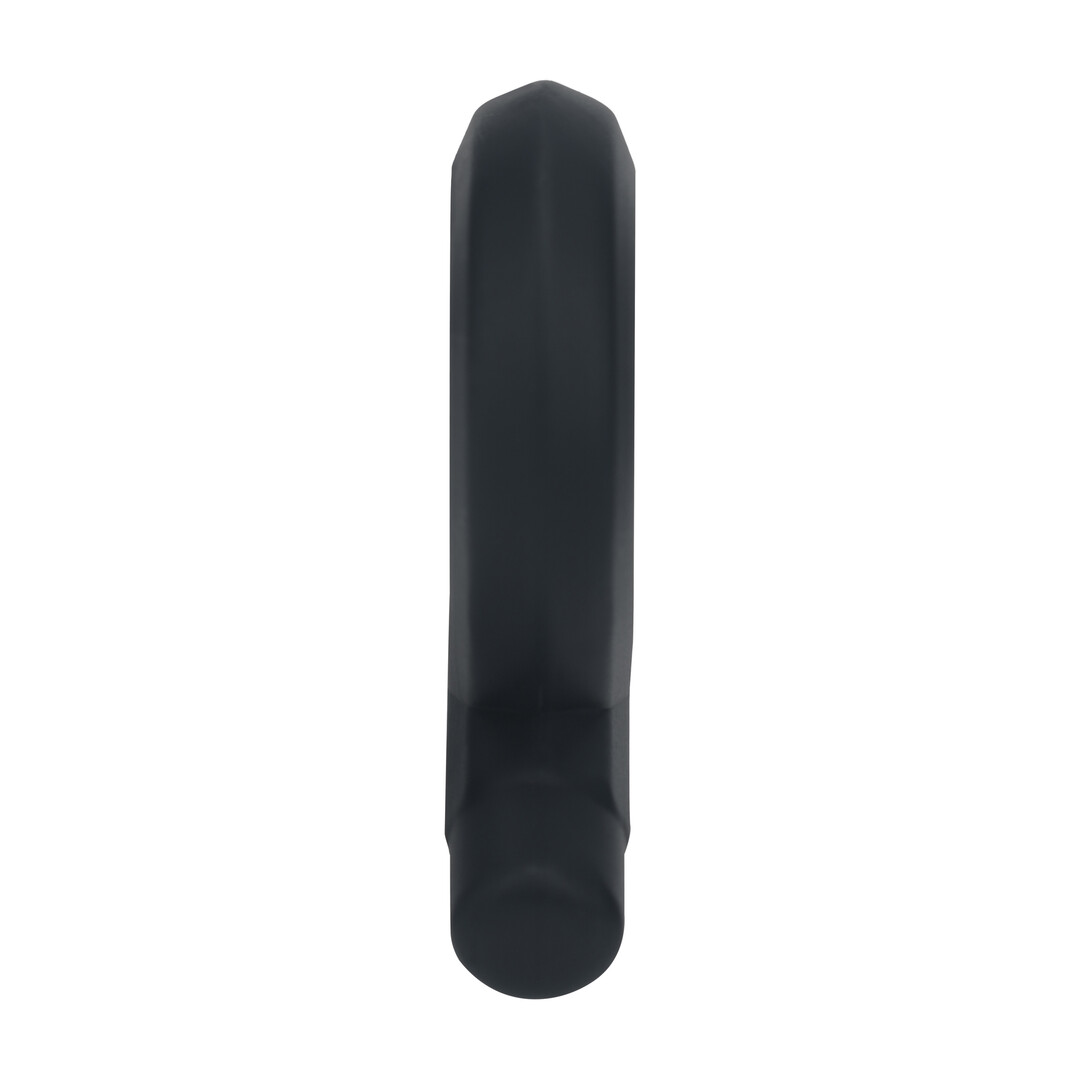 Pencil Liquid Silicone Cockring - Black - Image 5