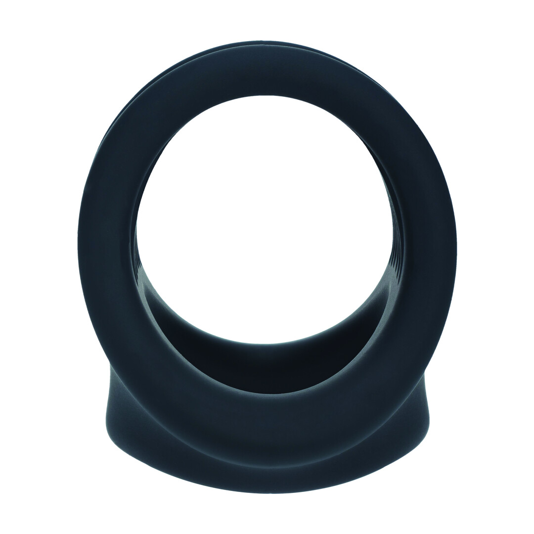 Silicone Cock and Ball Harness - Black - Image 5