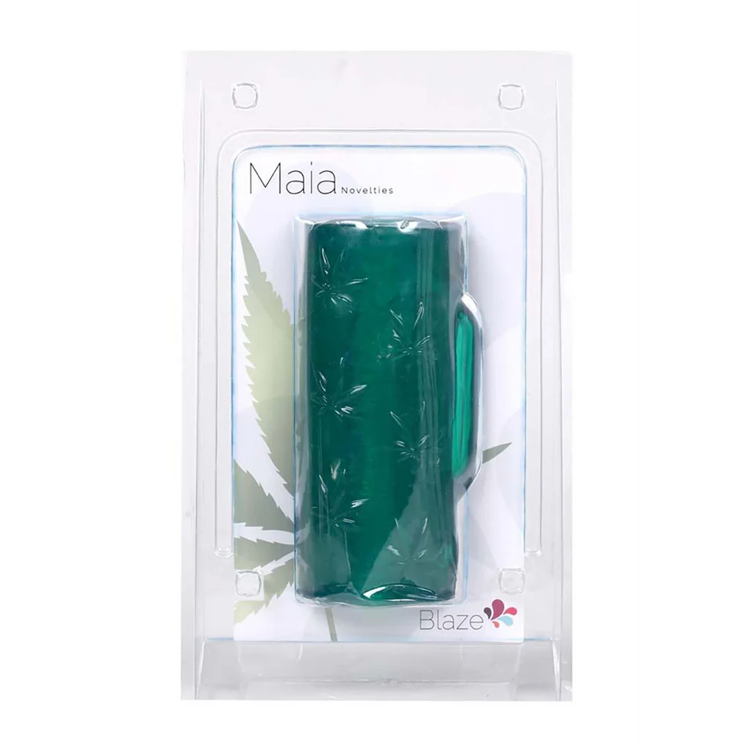Blaze - Clear Green - leaf pattern clear green