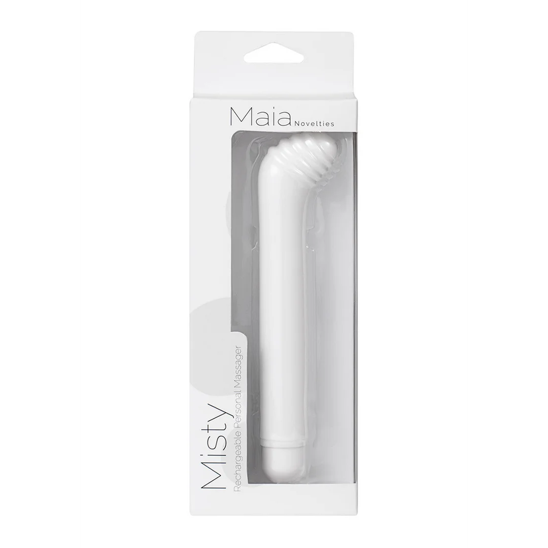 MISTY 10-Function G-Spot Rechargeable Vibrator - white