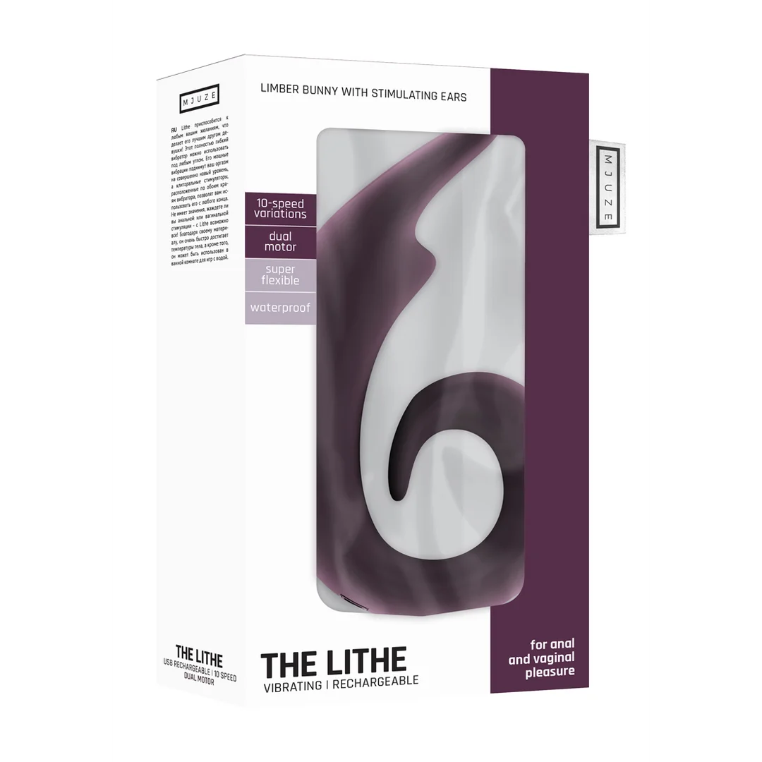 Lithe - Flexible Vibrator - Purple - purple