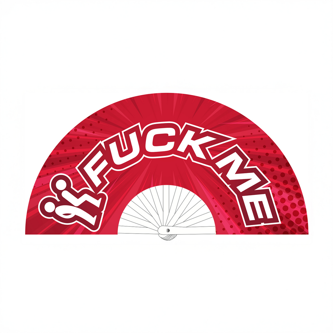 Fuck Me - Fan - 64 cm - Red