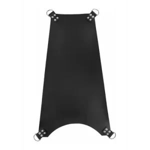 Adjusted Leather sling - 4 points - Black