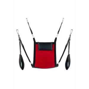 Rectangular canvas sling - 4 points - Full set - Red