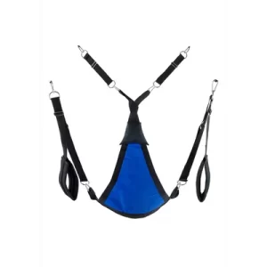 Triangle canvas sling - 3 or 4 points - Full set - Blue