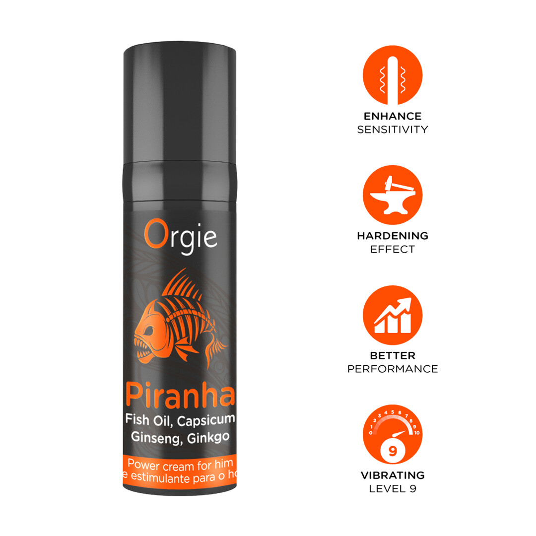 Piranha - Power Cream For Him - 0.5 fl oz / 15 ml - Image 3