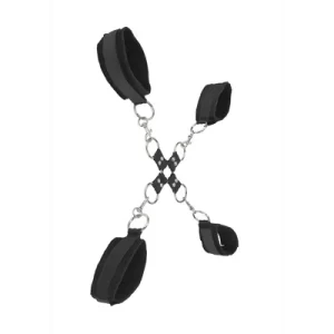 Velcro Hand and Leg Cuffs - Black