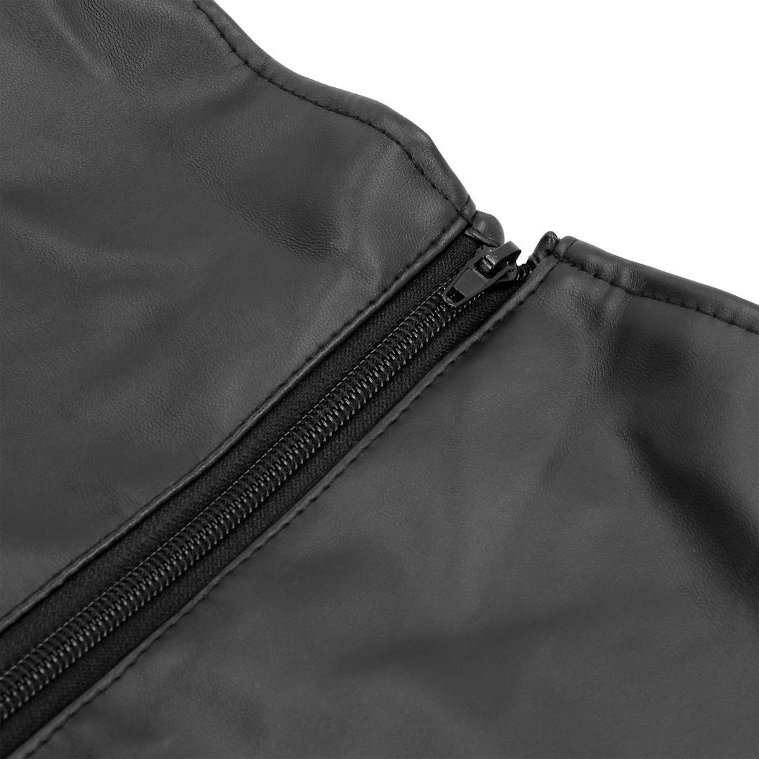 Zip-Up Full Arm and Shoulder Sleeve Restraint - Black - Image 7
