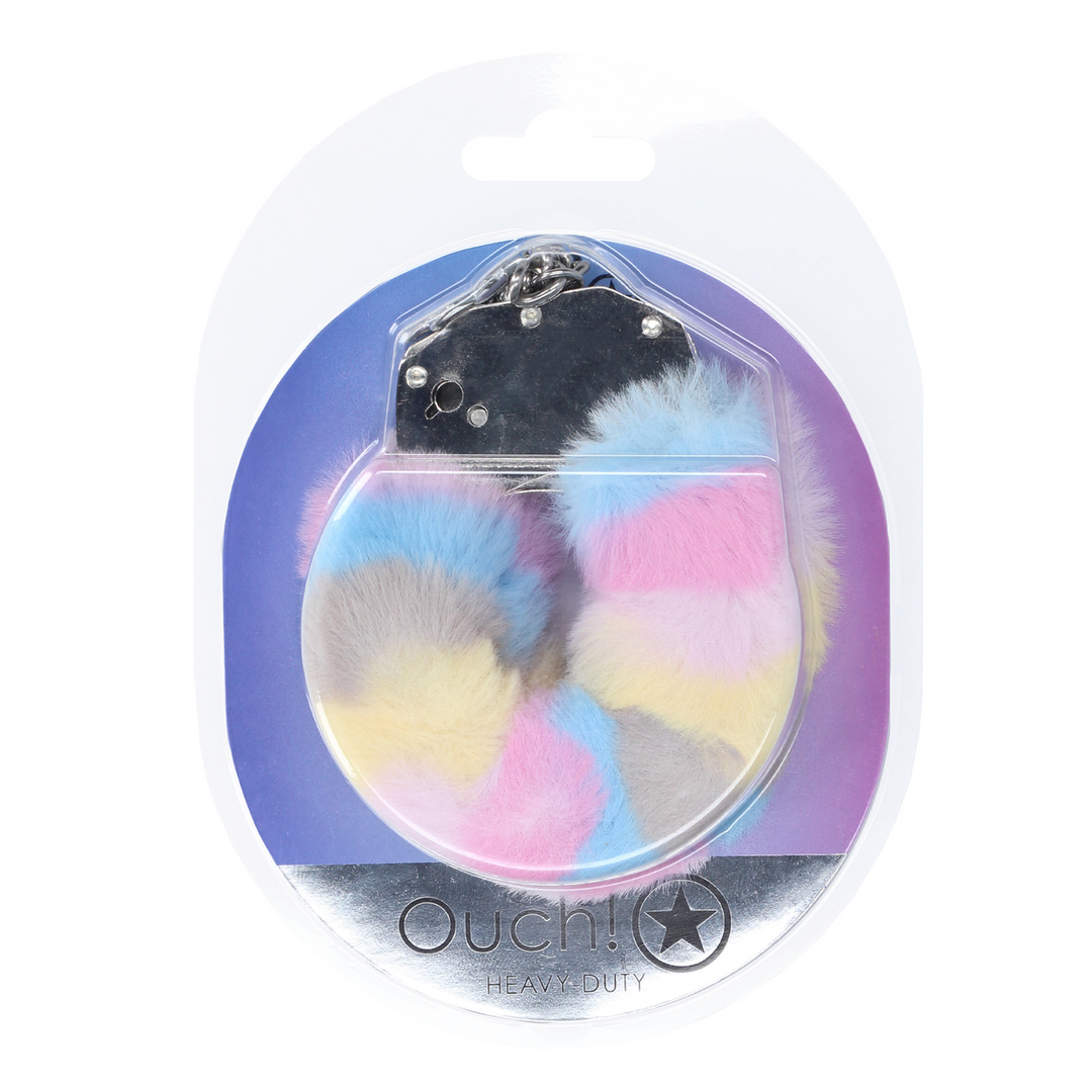Heavy-duty Fluffy Handcuffs - Multicolor 2 - Image 2