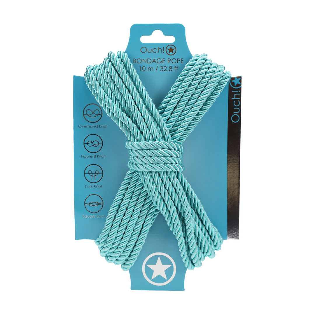 Polyester Bondage Rope - 32.8 ft / 10 m - Blue