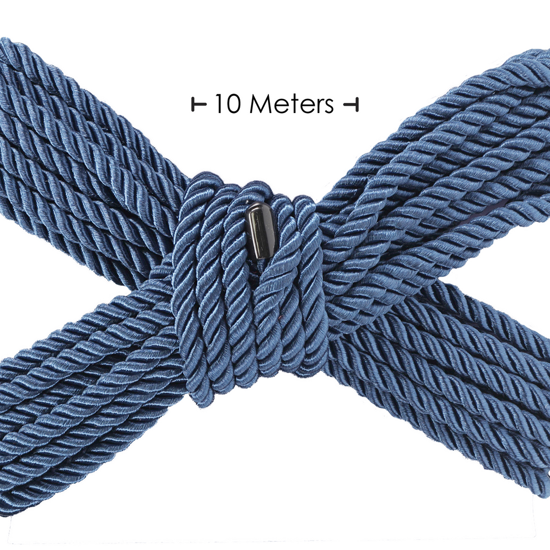Polyester Bondage Rope - 32.8 ft / 10 m - Navy Blue - Image 2