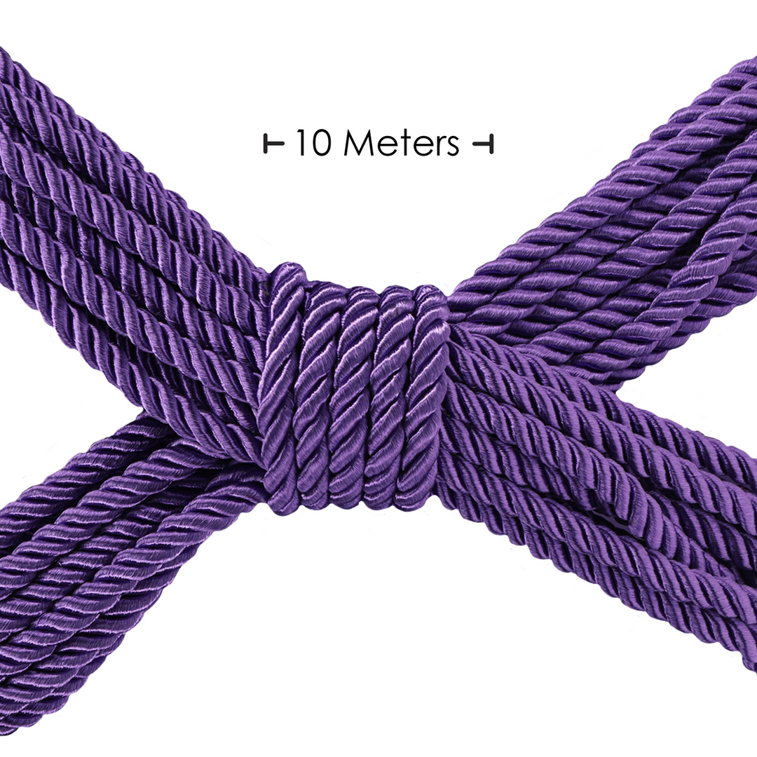 Polyester Bondage Rope - 32.8 ft / 10 m - Purple - Image 2