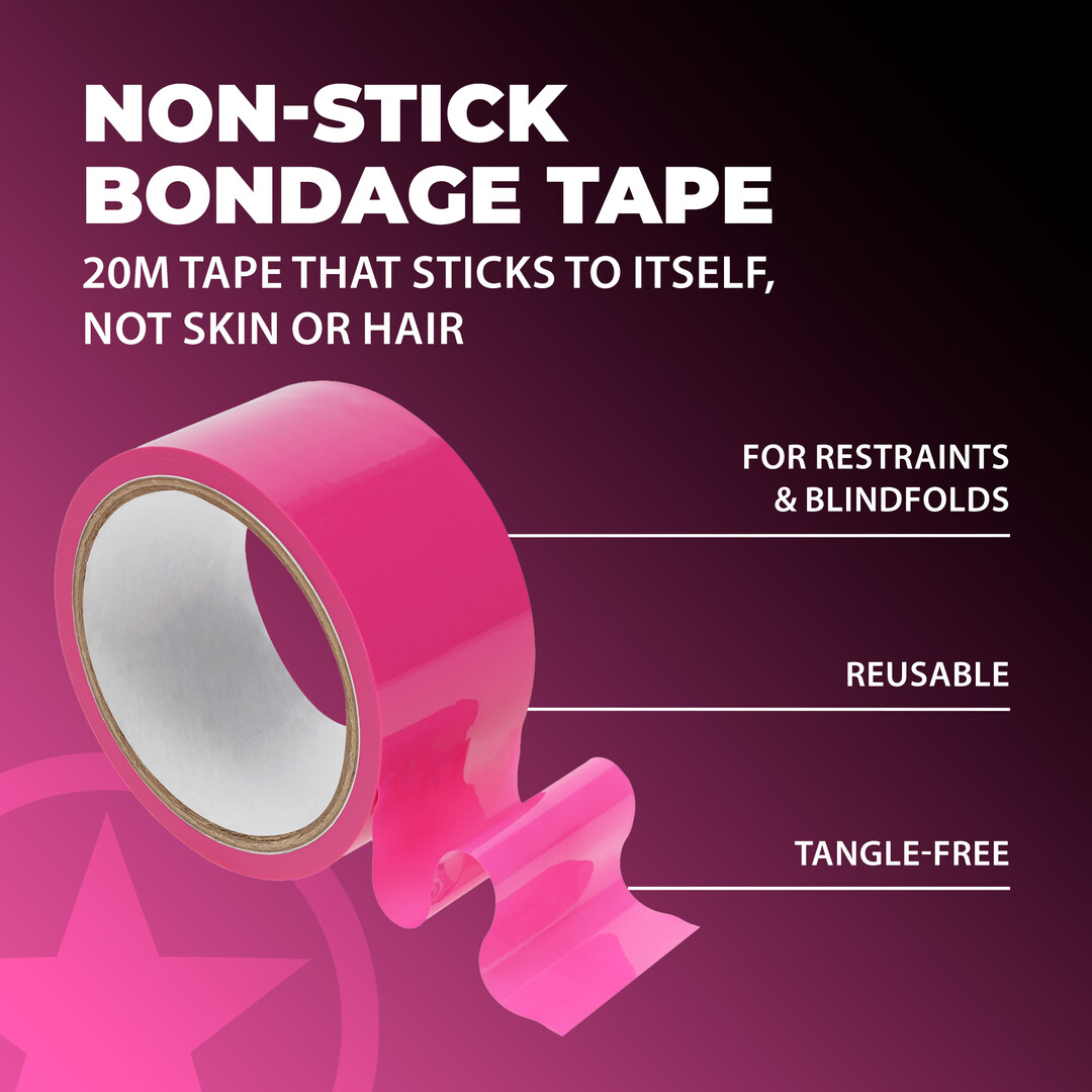 PVC Non-Stick Tape - 20 m - Pink - Image 5