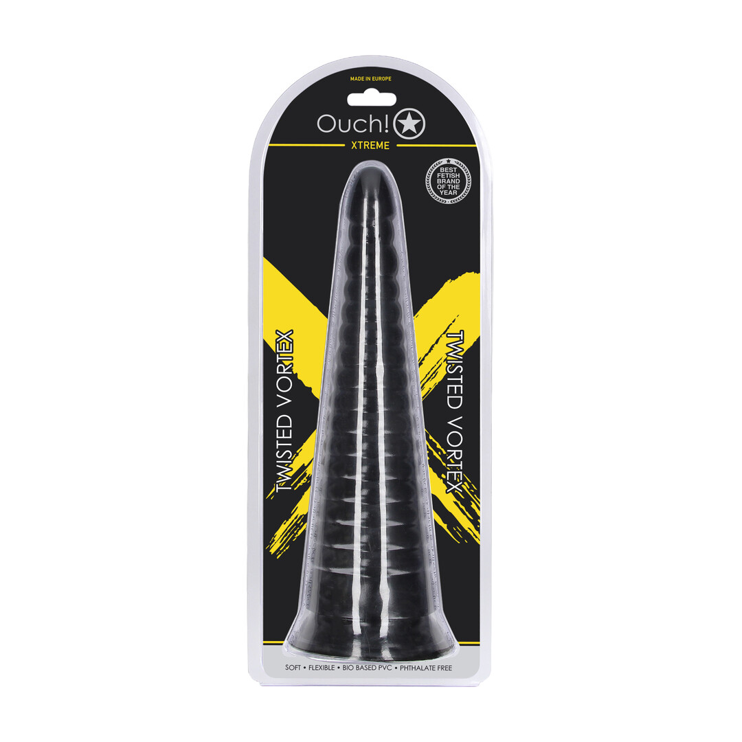 Twisted Vortex - Anal Plug - 1008 gr / 30 cm - Black - Image 2