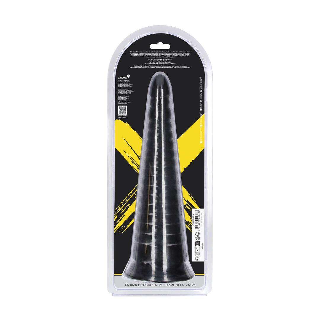 Twisted Vortex - Anal Plug - 1008 gr / 30 cm - Black - Image 3