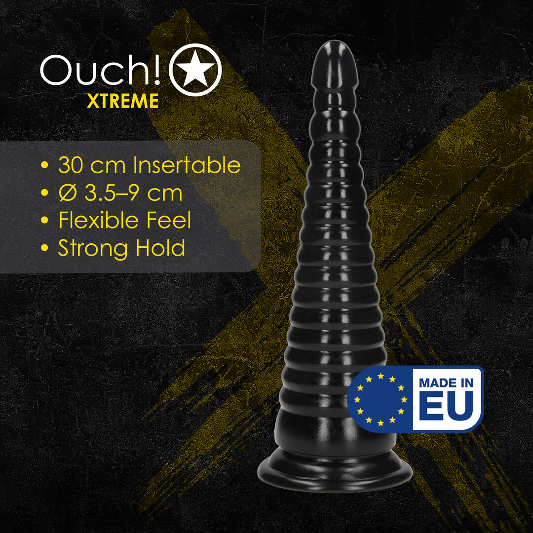 Twisted Vortex - Anal Plug - 1008 gr / 30 cm - Black - Image 4