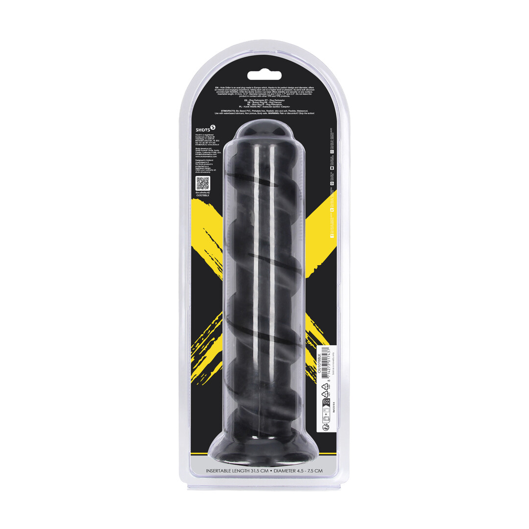 Hole Driller - Anal Plug - 1068 gr / 31,5 cm - Black - Image 3