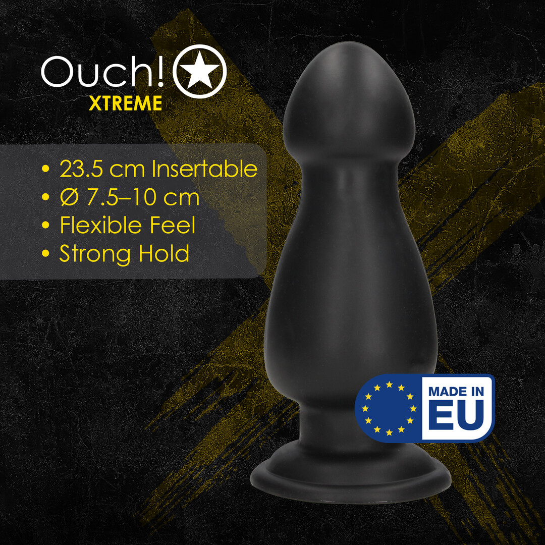 Overdrive - Anal Plug - 1265 gr / 23,5 cm - Black - Image 5