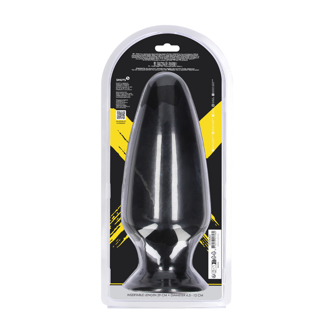 Mega X - Anal Plug - 2307 gr / 29 cm - Black - Image 3