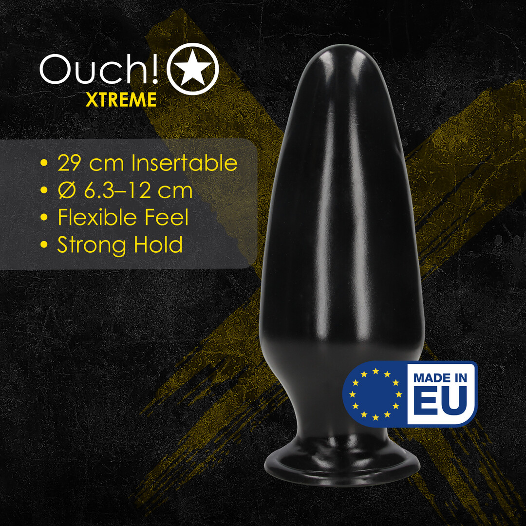 Mega X - Anal Plug - 2307 gr / 29 cm - Black - Image 4