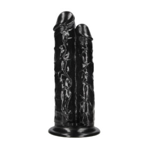 Double Titan - Realistic Double Dildo - 824 gr / 24,5 cm - Black
