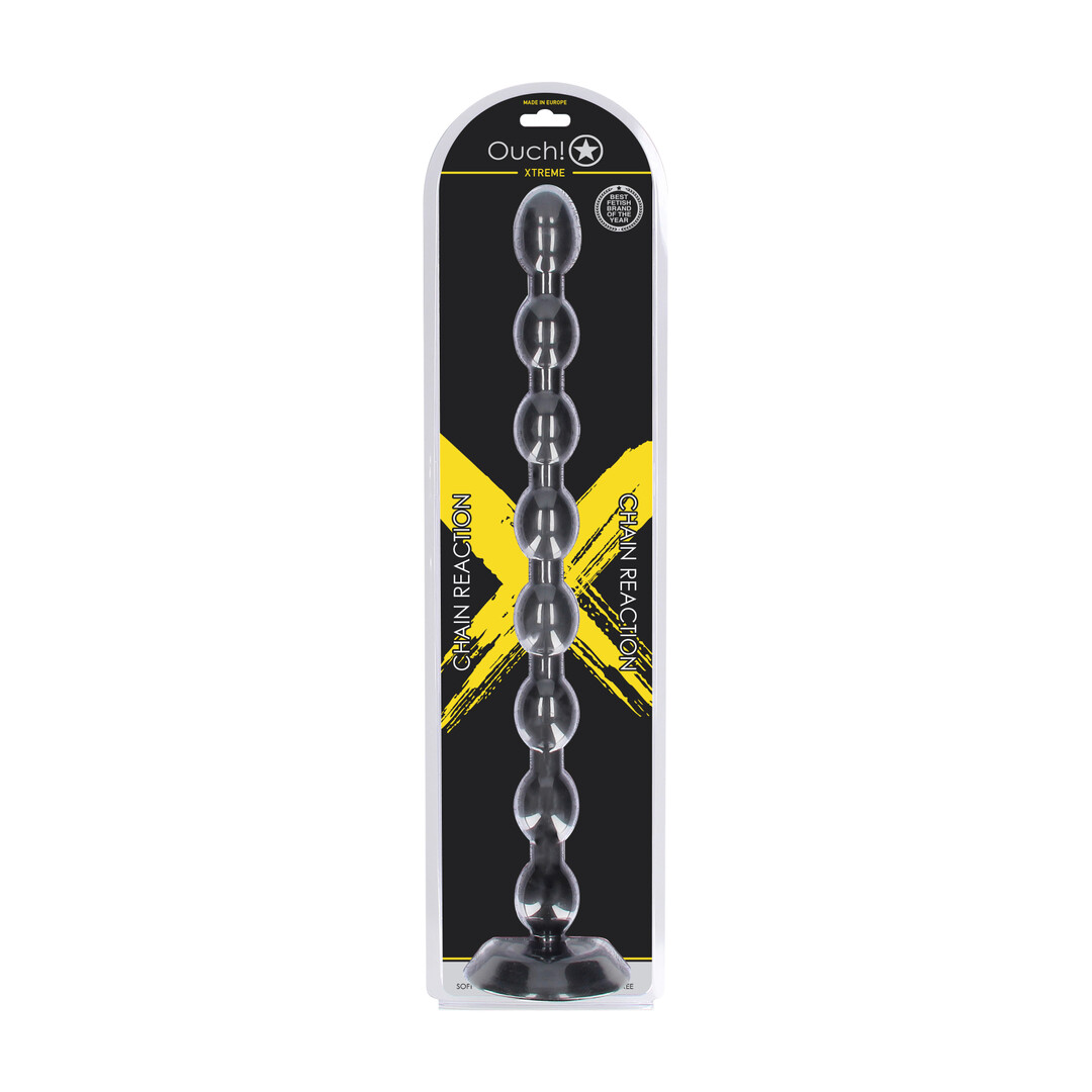 Chain Reaction - Anal Plug - 462 gr / 49 cm - Black - Image 2