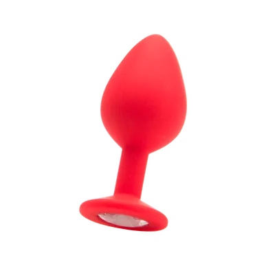 Large Diamond Butt Plug - Red