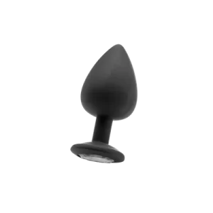 Extra Large Diamond Butt Plug - Black