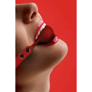 Silicone Ball Gag - Red