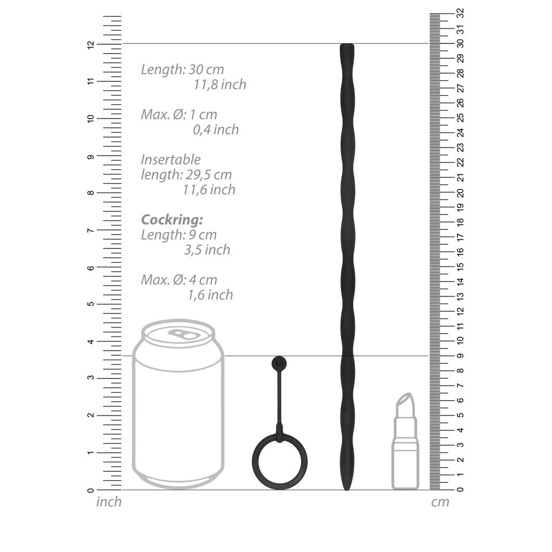Silicone Plug Cockring Set - Image 7