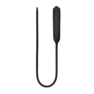Silcone Vibrating Bullet Plug Extra Long - Urethral Sounding - B