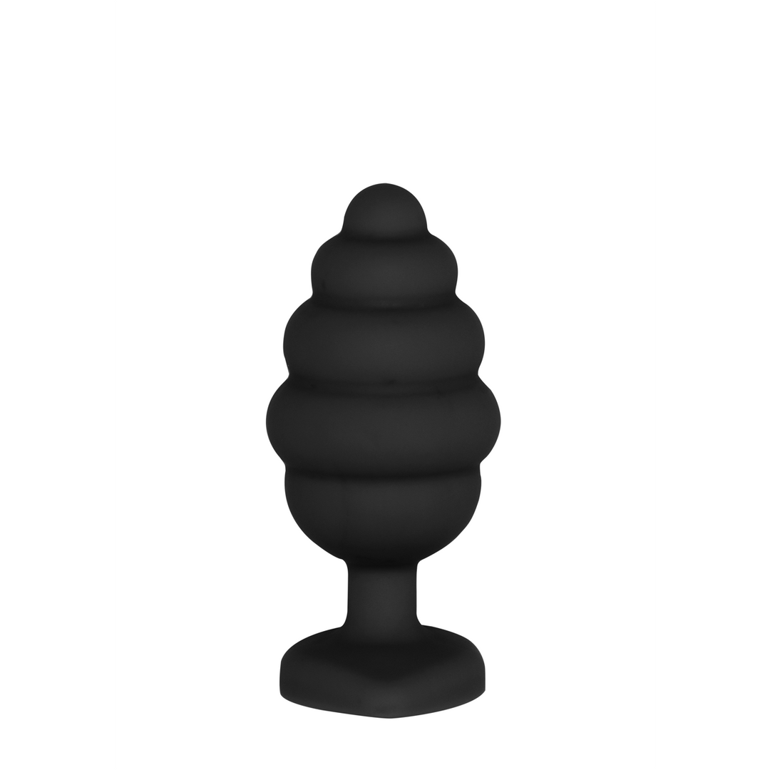 Ribbed Diamond Heart Plug - Regular - Image 4
