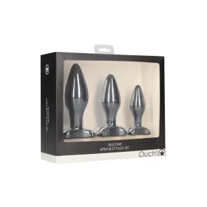 Apex Butt Plug Set - Black