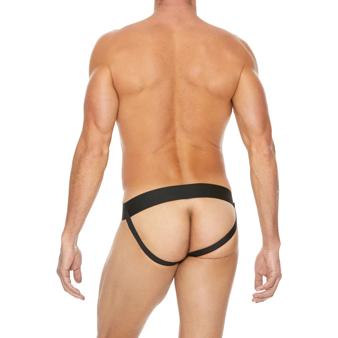 Plain Front With Zip Jock - S/M - Red