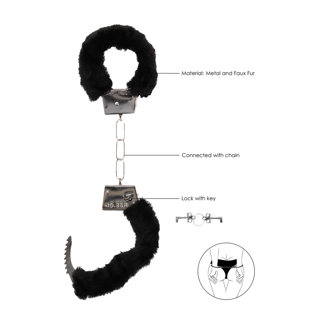 Pleasure Furry Hand Cuffs - Image 7