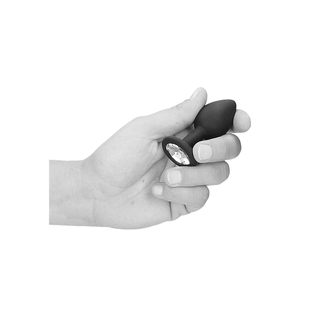Silicone Butt Plug with Removable Jewelry - Image 9