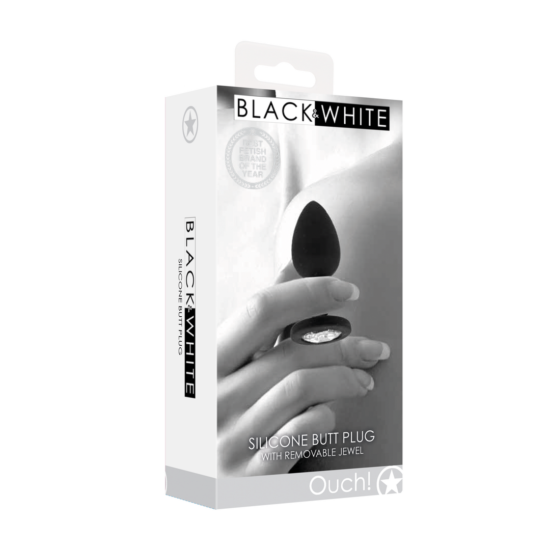 Silicone Butt Plug with Removable Jewelry - Image 2
