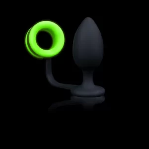 Butt Plug with Cock Ring - Glow in the Dark