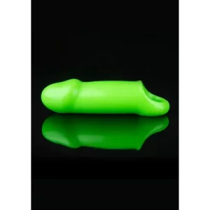 Smooth Thick Stretchy Penis Sleeve - Glow in the Dark