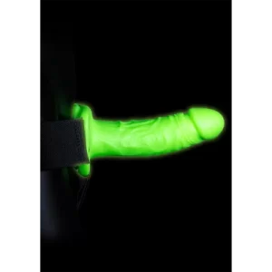 Realistic 7'' Strap-on Harness - Glow in the Dark