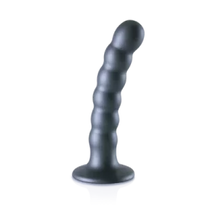 Beaded Silicone G-Spot Dildo - 5'' / 13 cm