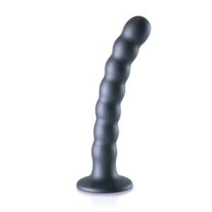 Beaded Silicone G-Spot Dildo - 6