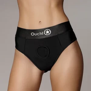 Vibrating Strap-on Thong with Removable Rear Straps - XS/S