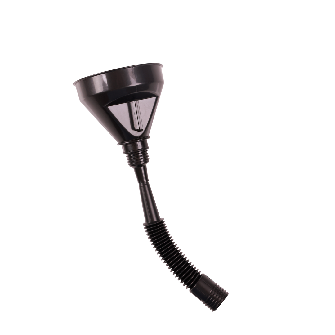 Open Mouth Gag Head Harness with Funnel - Black - Image 7