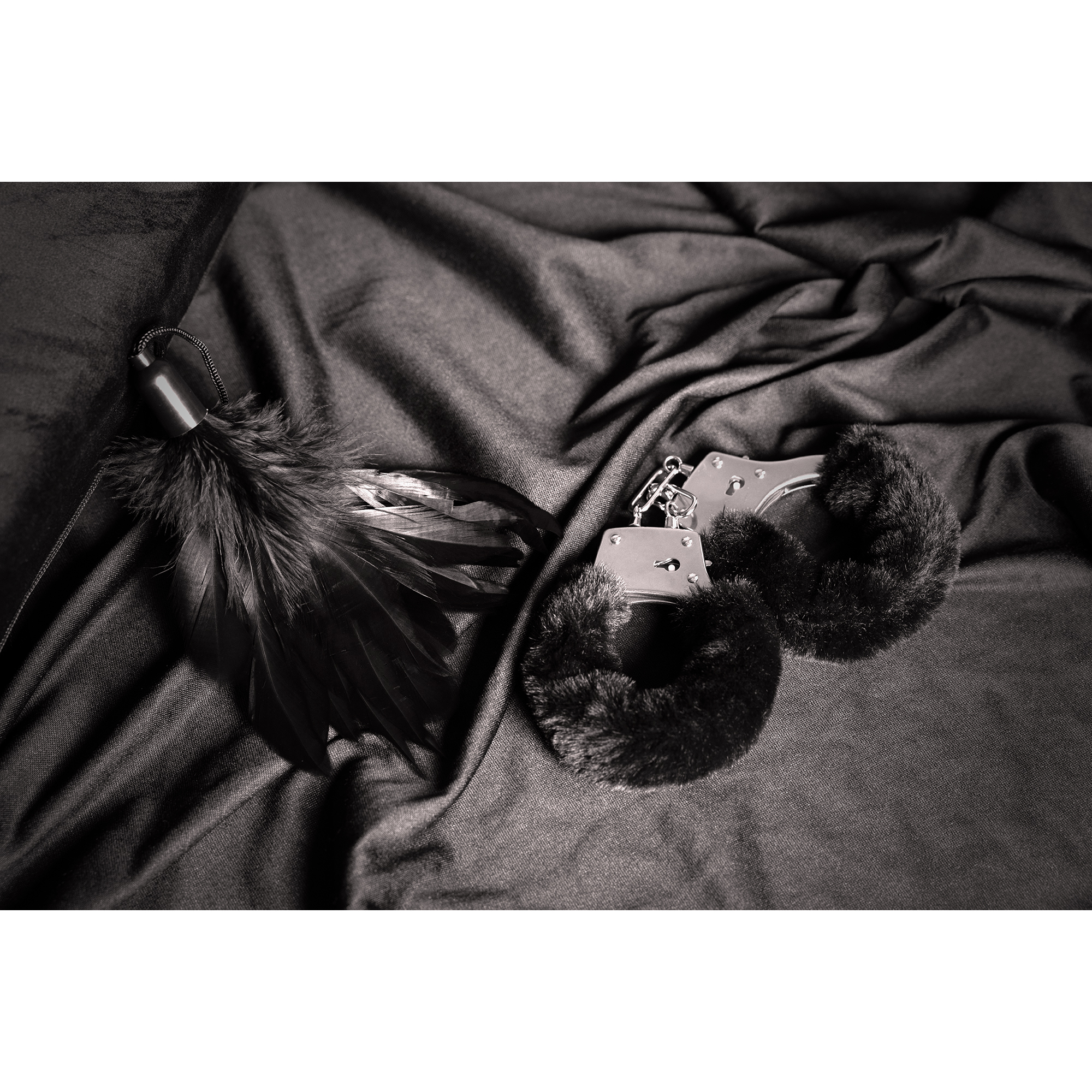 Small Feather Tickler - Black - Image 4