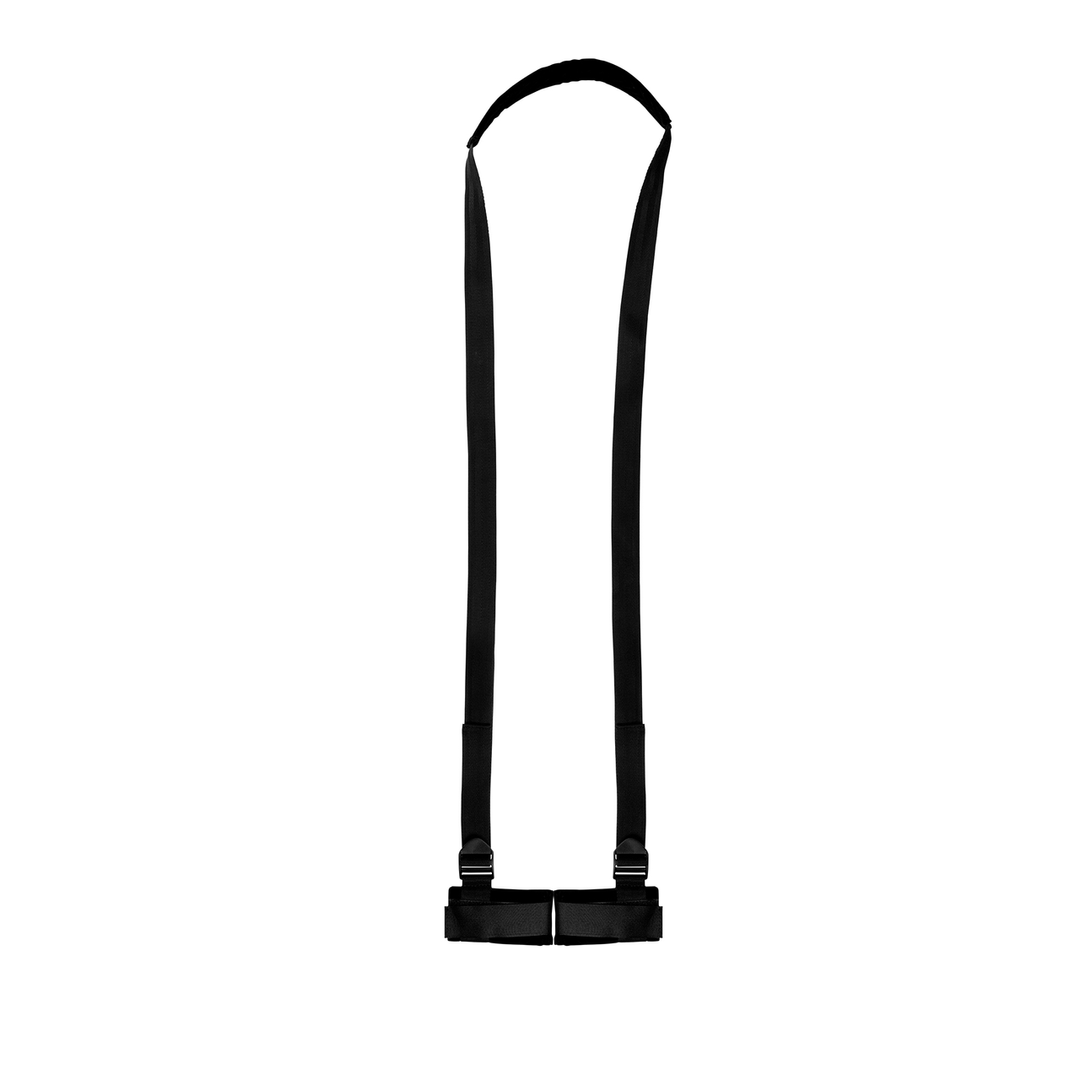 Padded Ankle Sling with Adjustable Straps - Black - Image 4