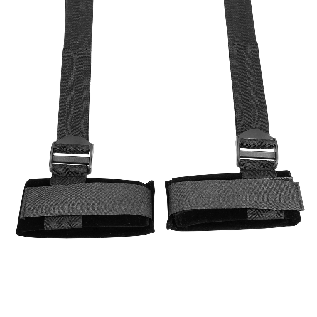 Padded Ankle Sling with Adjustable Straps - Black - Image 7
