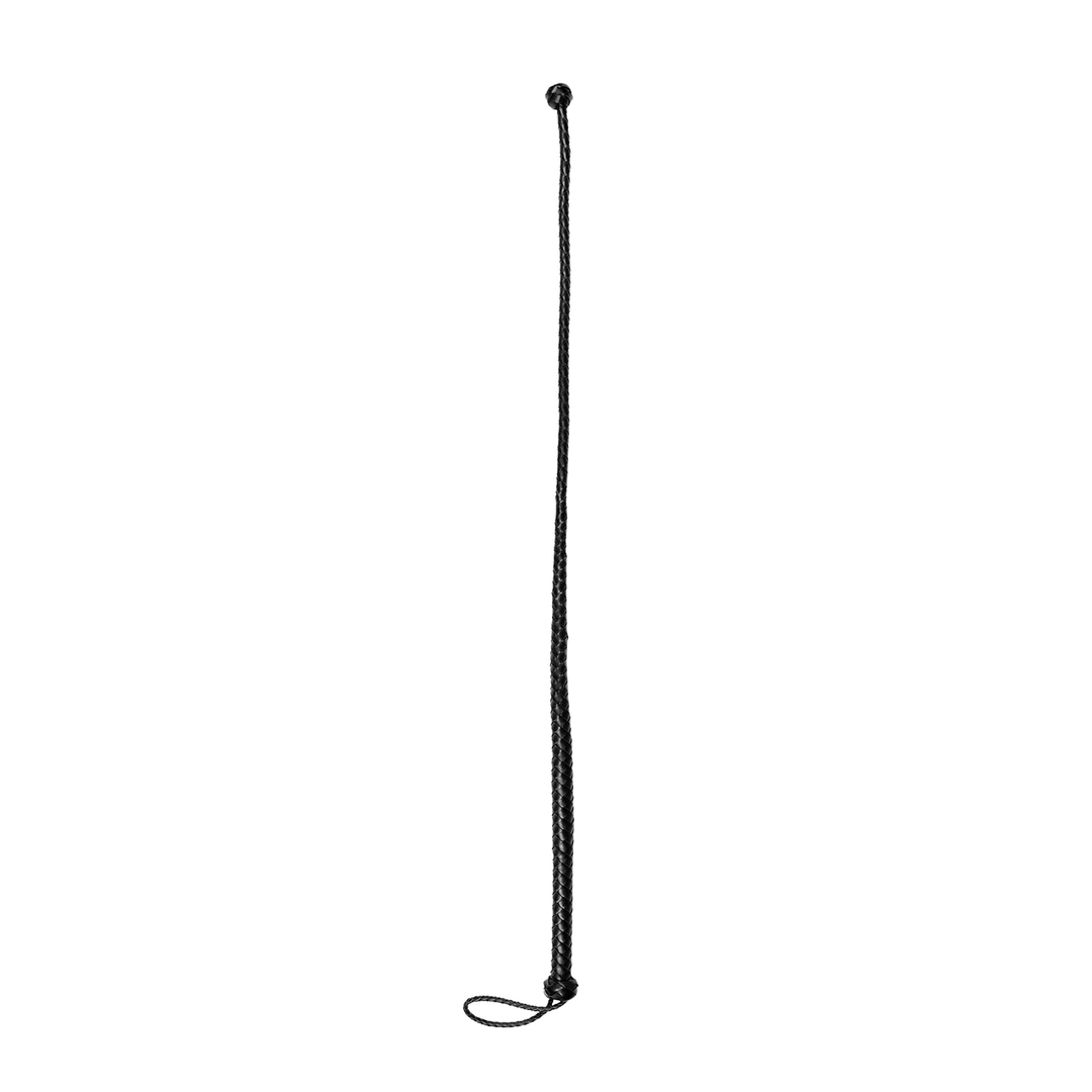PU Leather Whip with Knot Detail - Black - Image 2